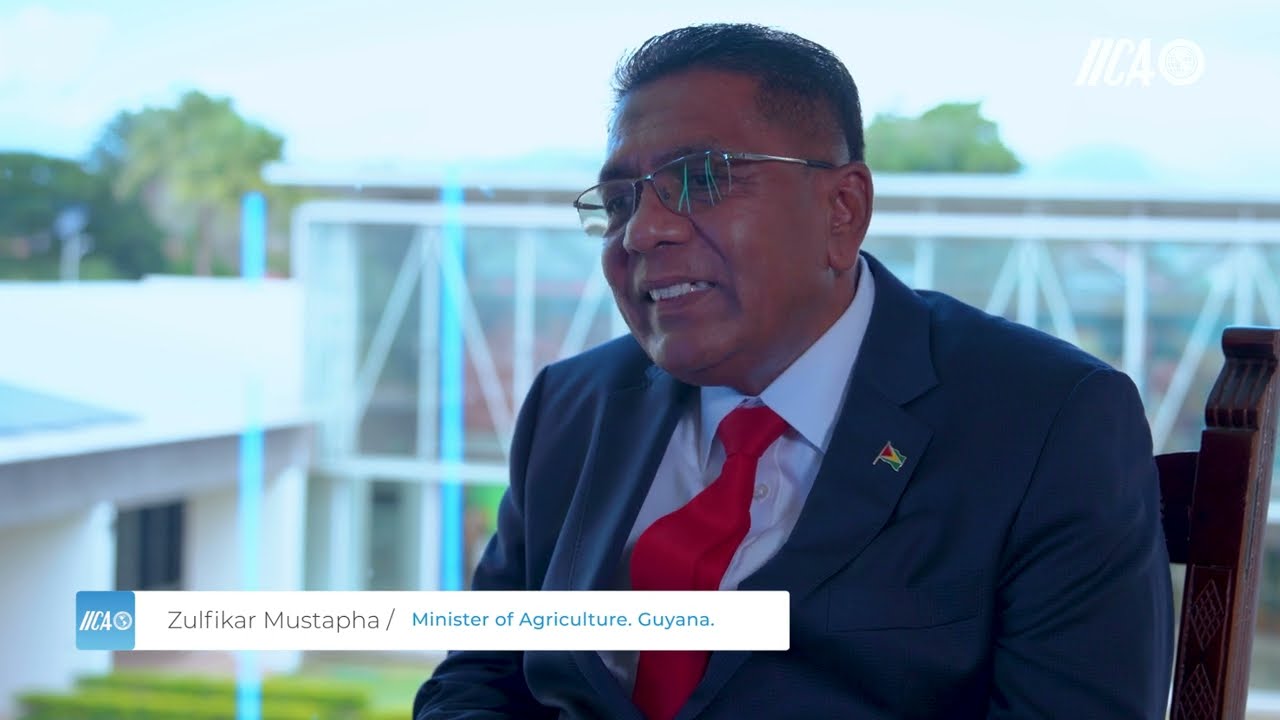 Interview Zulfikar Mustapha. Minister of Agriculture. Guyana.