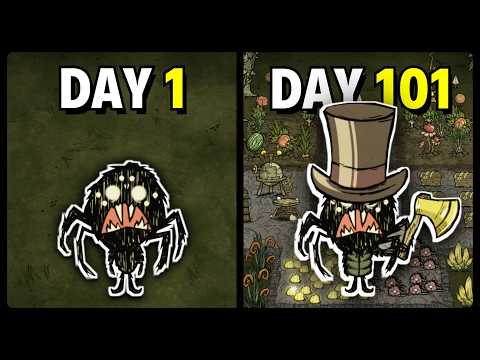 I Survived 101 Days in an EMPTY WORLD! | Don't Starve Together