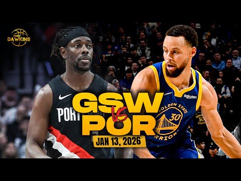 Golden State Warriors vs Portland Trail Blazers Full Game Highlights | Jan 13, 2026 | FreeDawkins