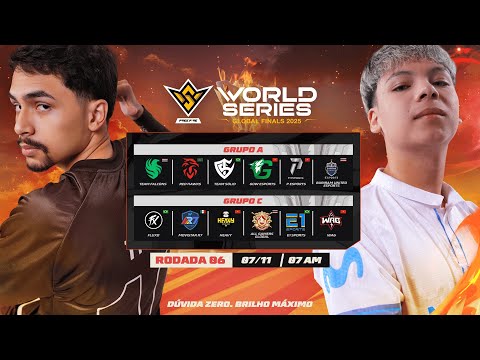 MUNDIAL DE FREE FIRE | FFWS GLOBAL FINALS 2025 | RODADA 6 | GRUPO A x C |  AO VIVO #freefire