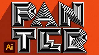 How To Make Line Art Text In Illustrator