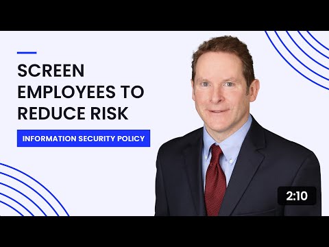 Screen Employees to Reduce Risk
