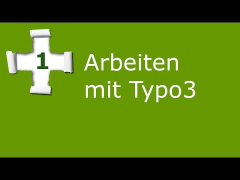 Arbeiten mit Typo3