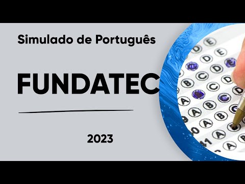 SIMULADO DE PORTUGUÊS- FUNDATEC - 2024