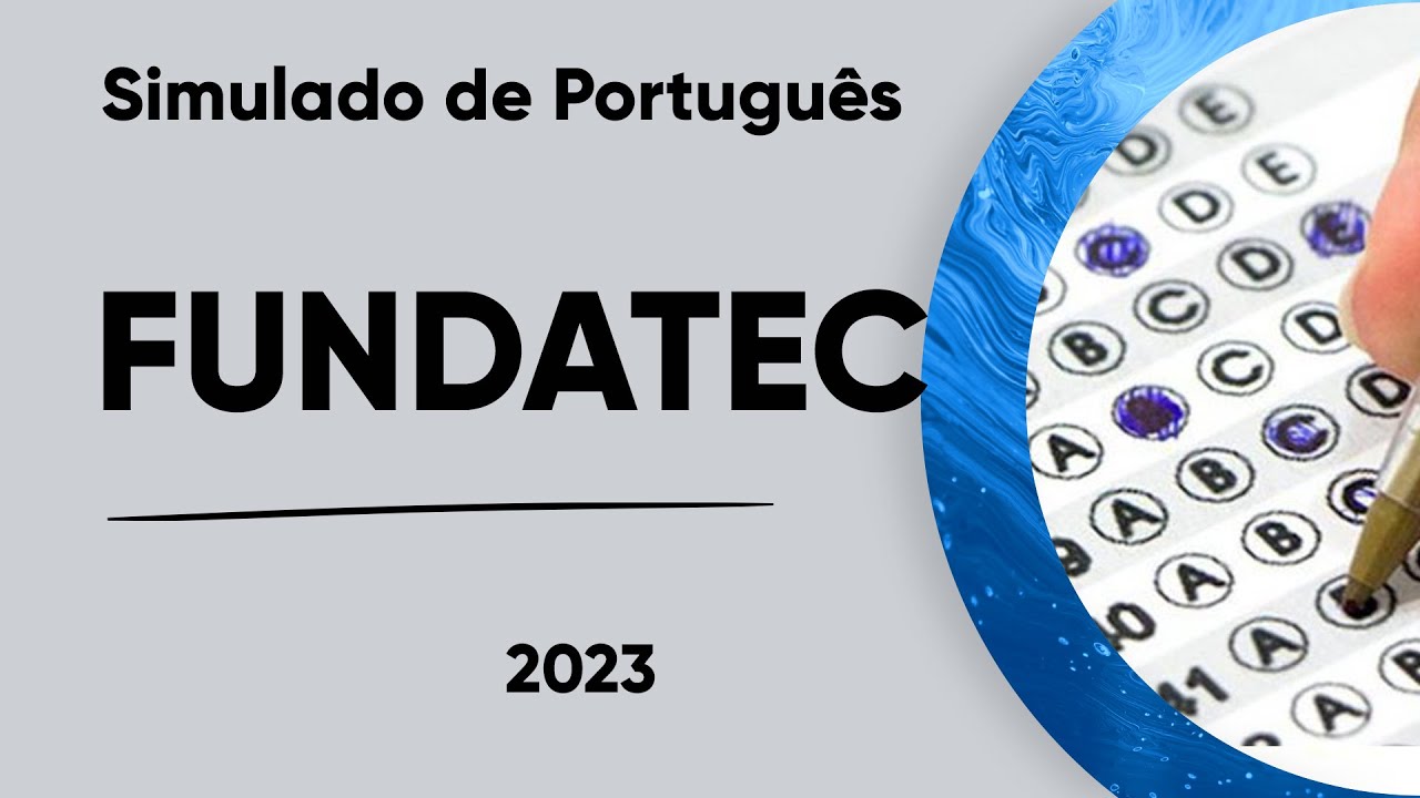 SIMULADO DE PORTUGUÊS- FUNDATEC - 2024