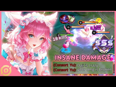 DAJI BULLIED EVERYONE IN FARMLANE WITH THIS BUILD! INSANE DAMAGE BUILD DAJI | Honor of Kings