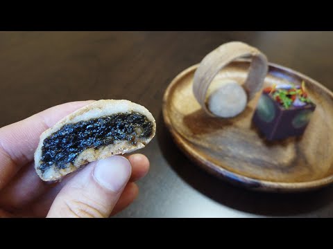 [ASMR Cooking] How to make Wagashi - Brown Rice Daifuku Mochi, Neri Yokan & Yatsuhashi recipe