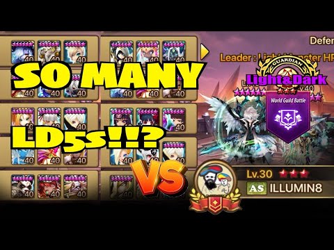 Battling the BEST towers of LiGHT&DARK Defenses in this Top Tier Guardian 3 World Guild War!!