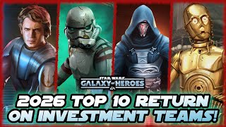The Top 10 Return on Investment Farms for 2026 in Star Wars: Galaxy of Heroes!