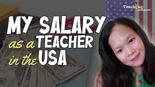 💲 👍 ❓My Salary as a Teacher in the US 💲 👍 ❓
