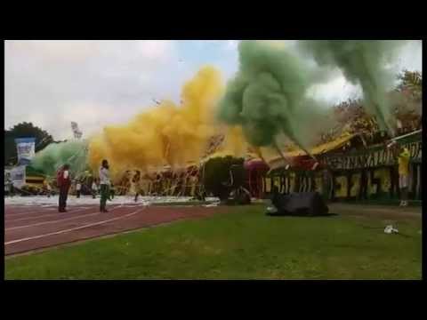 "Equipo eliminado...Hinchada de PRIMERA!! B/manga Vs Cucuta 23-nov, FORTALEZA LEOPARDA SUR 2014." Barra: Fortaleza Leoparda Sur • Club: Atlético Bucaramanga