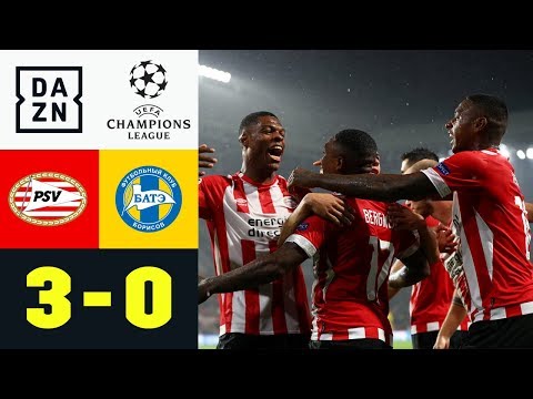 Alexandr Hleb und Co. ohne Chance: Eindhoven - Bate Borisov 3:0 | UCL Playoffs | DAZN Highlights