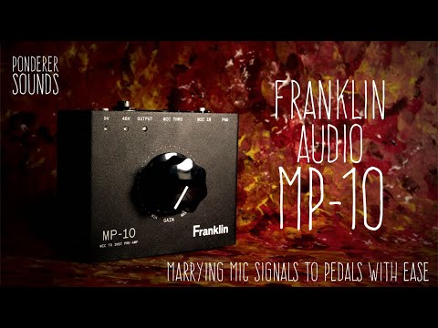Franklin Audio MP-10 Mic to Instrument Pre-Amp image 5