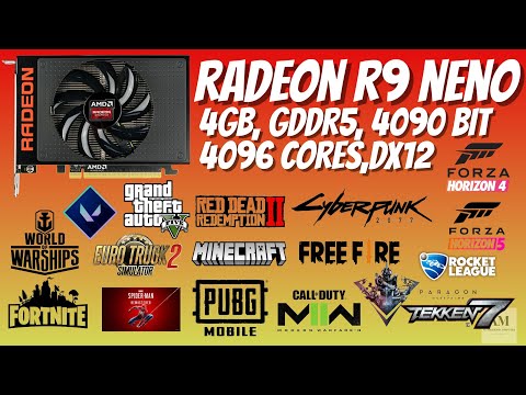 AMD RADEON R9 NENO [ 4GB, GDDR5, 4096 BIT, 4096 CORES, DX12 ] [ GAMEPLAY2023, BENCHMARK ]