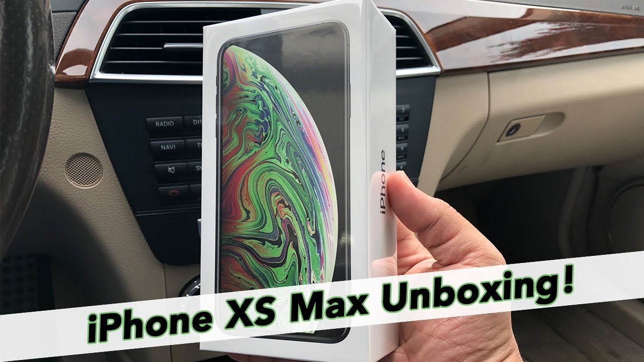 iPhone XS Max Space Gray Unboxing