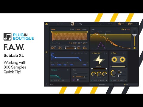 SubLab XL - Working with 808 Samples - Endless Sustain on Short Clips - Quick Tip
