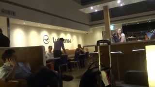 preview picture of video 'Aruna & Hari Sharma in Lufthansa Business Lounge New Delhi Airport T3, May 30, 2014'