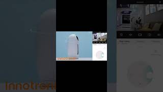 Otočná PTZ wi-fi IP kamera / chůvička - Innotronik ICS-PT17 - 3MPix, Autotracking