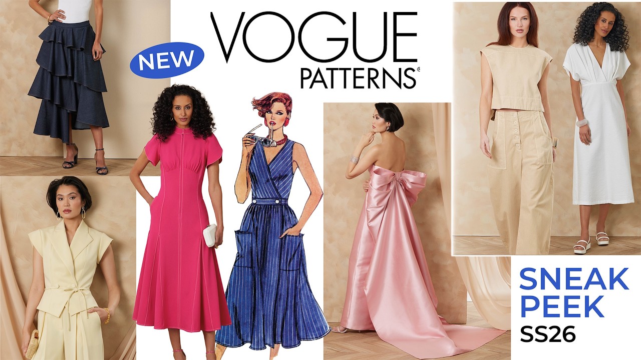 NEW Vogue Spring Summer 2026 Designer Sewing Patterns ✂️ You NEED to See These! 😮