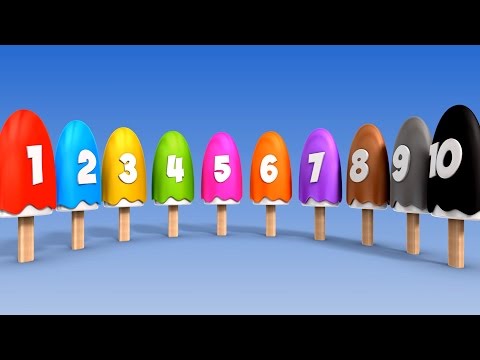 Learn Numbers with Number Ice Cream Popsicles Song | Numbers Songs for Children