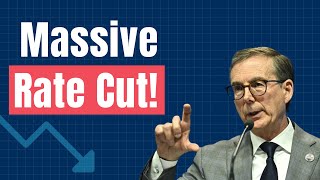 Massive Rate Cut! Bank of Canada Cuts 50 Basis Points!