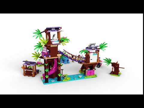 Конструктор LEGO Friends «Джунгли: штаб спасателей» 41424 / 648 деталей