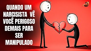 Quando narcisista vê você perigoso demais para ser manipulado, ele tentará estes truques finais