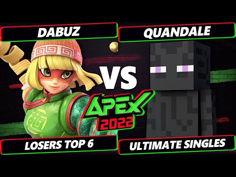Apex 2022 Top 6 - Dabuz (Min Min) Vs. Quandale (Steve) - SSBU Ultimate Tournament