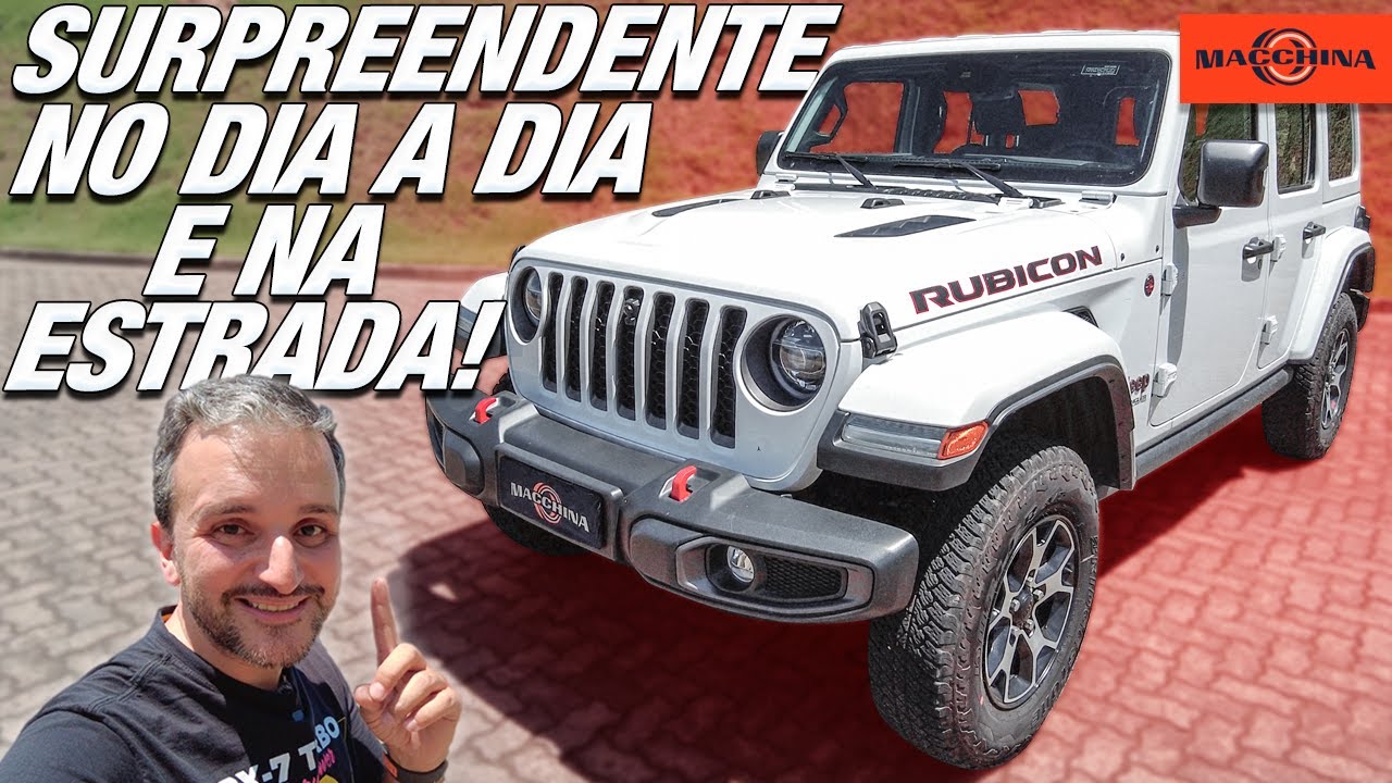Jeep Wrangler Rubicon Turbo anda que nem esportivo, faz curva e tem equipamentos únicos!