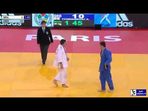 Judo Grand Slam Paris 2013: Penalber (BRA) - Tchrikishvili (GEO) [-81kg]