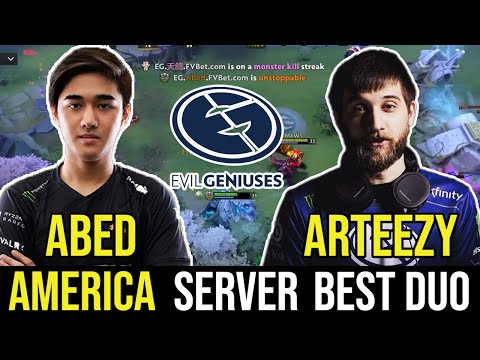 ABED and Arteezy Destroying N.A. Pubs. Currently The Best Dota 2 Duo.
