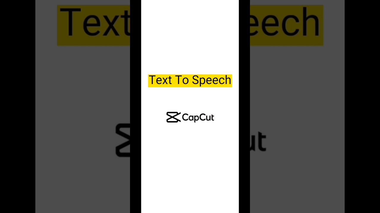 Capcut Text to speech 📝🗣️📣 #shorts #short #capcut #capcuttexttospeech
