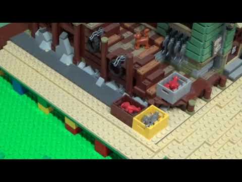 Bau der Lego Stadt Teil 2  ( Der Strand 1 )