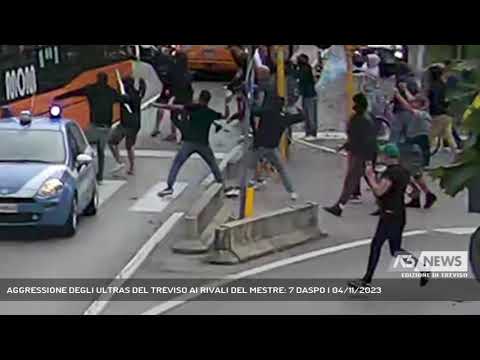 AGGRESSIONE DEGLI ULTRAS DEL TREVISO AI RIVALI DEL MESTRE: 7 DASPO | 04/11/2023