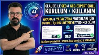 Claude ile SEO & GEO Uyumlu İçerik Üretimi: seo-expert-v1 Skill Kurulu