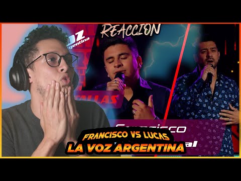 REACCION || Lucas Oviedo vs Francisco Benitez Sin principio ni final Batallas La Voz Argentina 2021