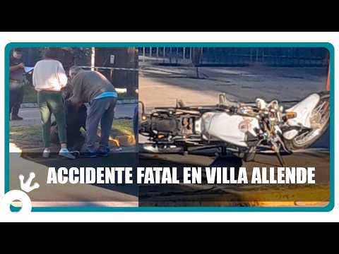 Tragedia en Villa Allende: un motociclista murió tras chocar contra un árbol en la Av. Goycoechea