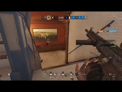 Amaru 6hp Ace Clutch!! 1v5 PS4 Rainbow Six Siege