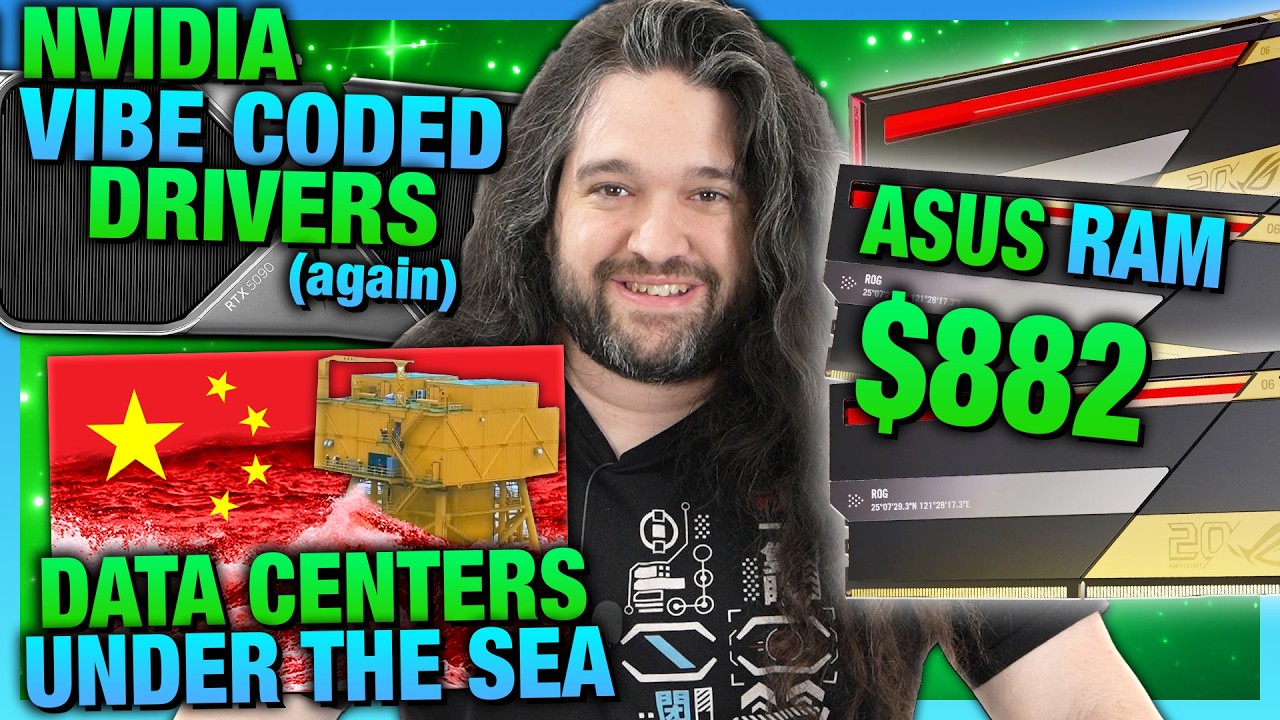 HW News – Everyone Hates AI, NVIDIA’s Vibecoded Drivers, RAM Companies Pull Debt
