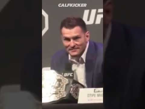 "Don't lie, Stipe. Don't lie." - Francis Ngannou