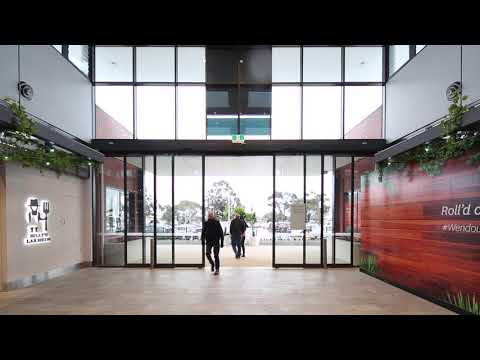 record TSA 22 Telescopic Sliding Door - Stockland Wendouree Shopping Centre