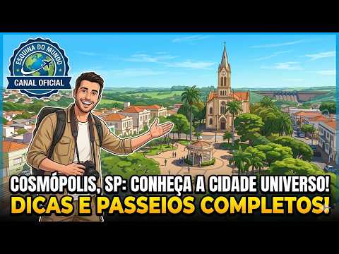 "COSMÓPOLIS SP: Conheça a 'Cidade Universo' no Interior de São Paulo! 🌍"
