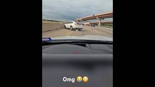 Bad Driver Causes Crash On Highway 😳 #carcrash #police
