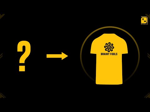 Playing with Question Mark | Making of Brainy Fools T-Shirt | Dikneila Designs