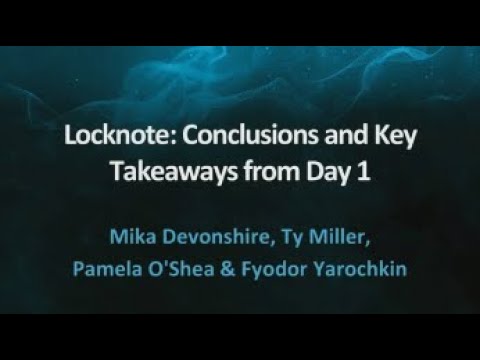 Blackhat Asia 21Locknote: Conclusions and Key Takeaways from Day 1 locknote