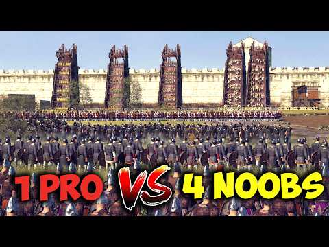I Thought This Siege Was Impossible… Until He Proved Me Wrong – 1 Pro vs 4 Noobs (Attila)