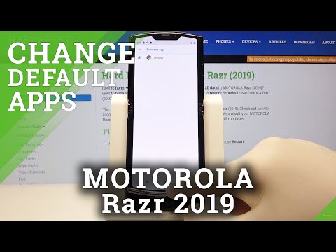 How to Customize Default Apps in MOTOROLA Razr 2019 – Personalize App Settings