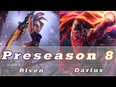 Werhli Riven vs Darius Top -  Best Riven Play - lol riven - S8 Preseason Ranked Gameplay