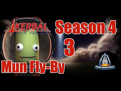 Mun Fly-By [3] Kerbal Space Program Career 1.8 Modded
