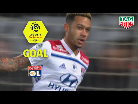 Goal Memphis DEPAY (67') / EA Guingamp - Olympique Lyonnais (2-4) (EAG-OL) / 2018-19